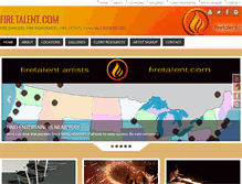 Tablet Screenshot of firetalent.com